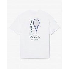 CAMISETA LACOSTE  JERSEY TENNIS - BRANCO